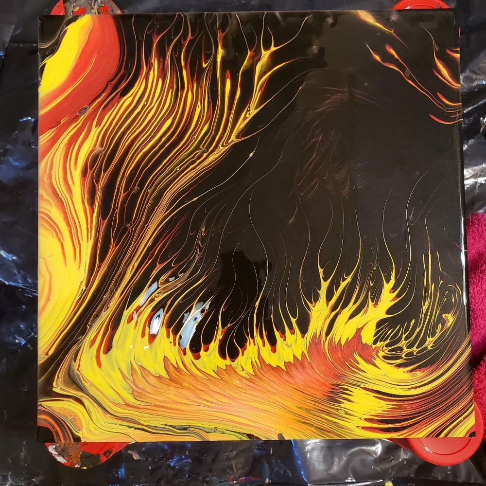 12x12x1.5" abstract painting